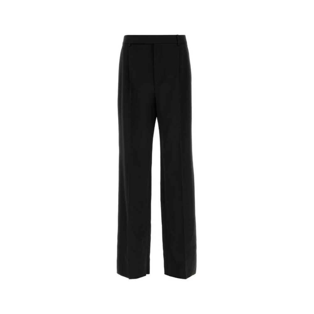 Saint Laurent Men Black Wool Palazzo Pant